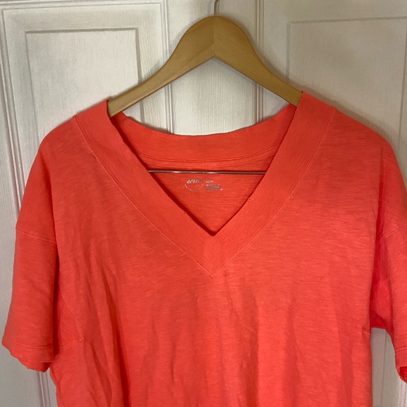 Aerie Oversized V Neck Shirt - Picture 2 of 6
